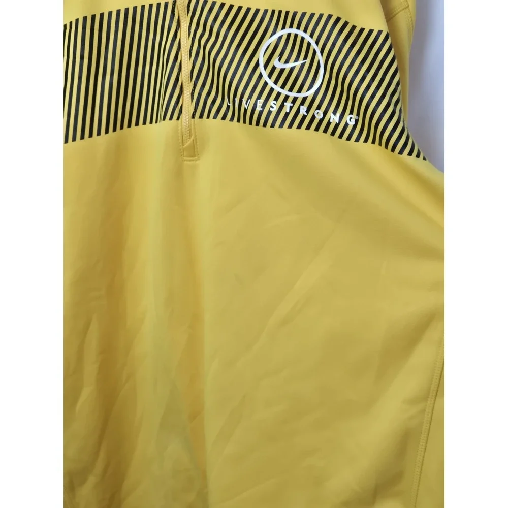 Nike Livestrong Men's Pullover Sweatshirt‎ yellow sz XL